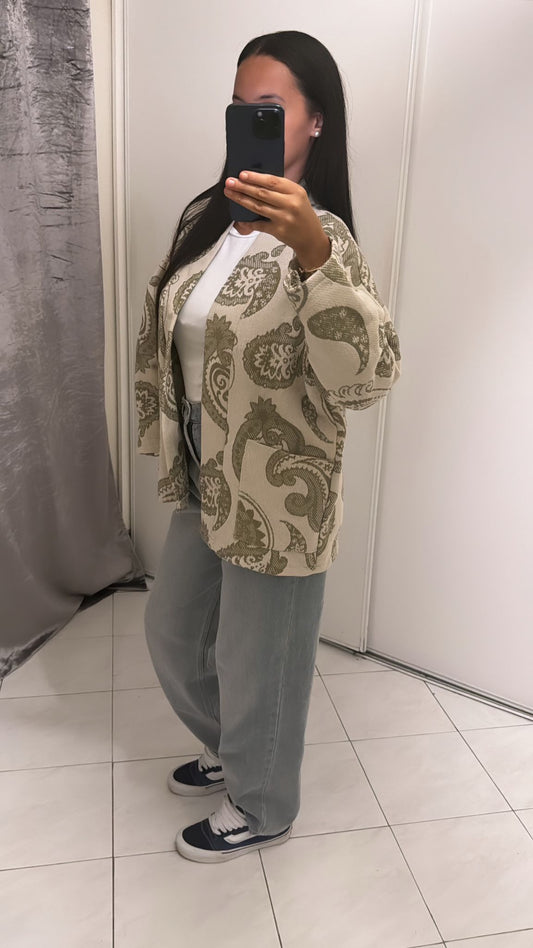 Vestes à motif vert